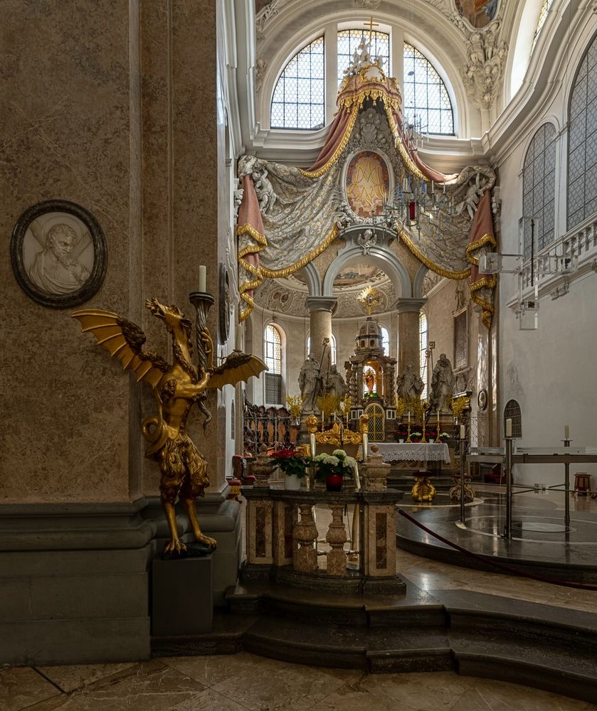 Mein "Blick zum Chor" in der Kirche St.Mang in Füssen