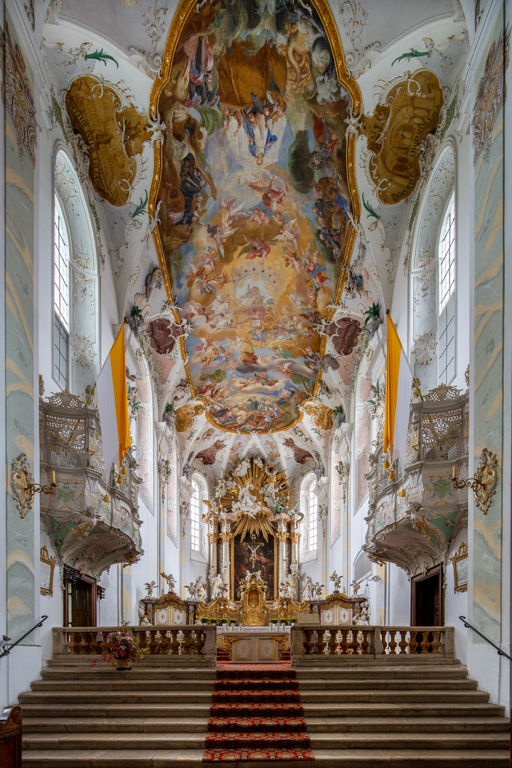  Mein "Blick zum Chor" in der Klosterkirche Mallersdorf