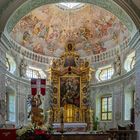 Mein "Blick zum Chor" in der Klosterkirche Mariä Himmelfahrt (Au am Inn)