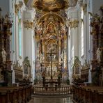 Mein "Blick zum Chor" in der Klosterkirche Mariä Himmelfahrt (Roggenburg)