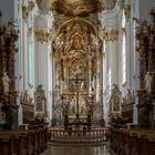 Mein "Blick zum Chor" in der Klosterkirche Mariä Himmelfahrt (Roggenburg)