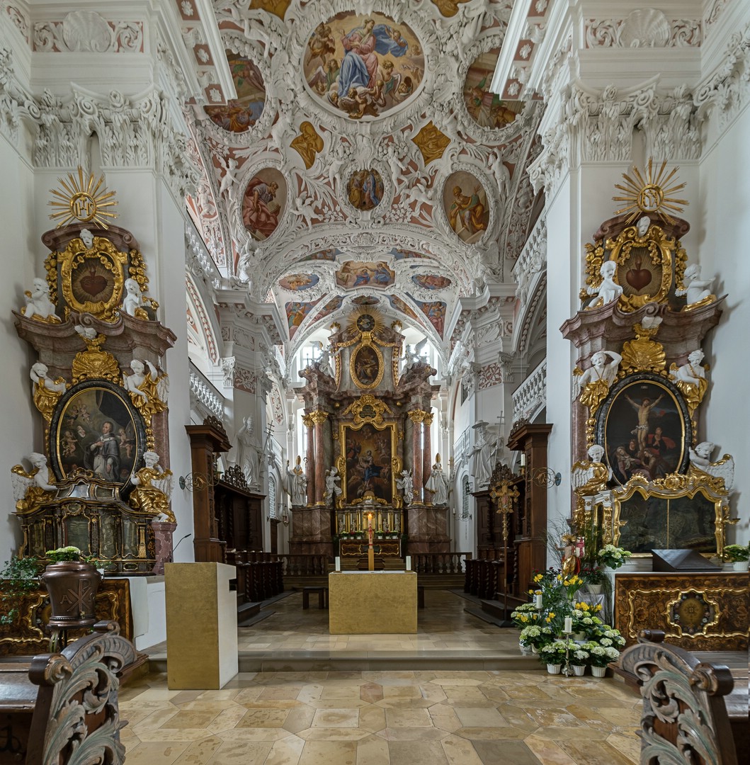 Mein "Blick zum Chor" in der Klosterkirche Speinshart