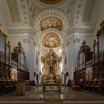 Mein "Blick zum Chor" in der Klosterkirche St. Verena ( Rot an der Rot ) 