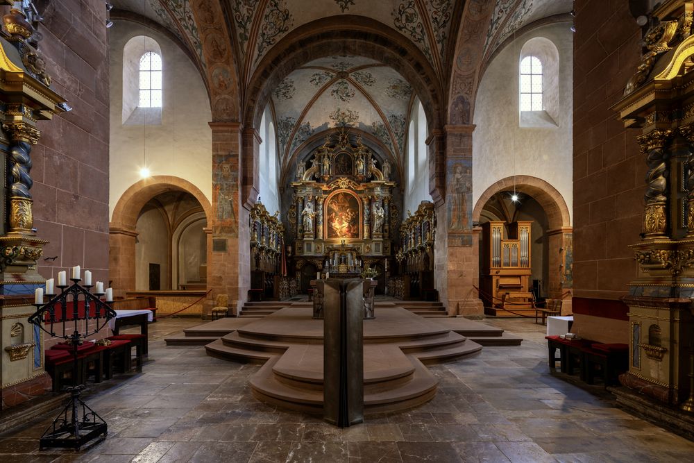  Mein "Blick zum Chor " in der Klosterkirche Steinfeld