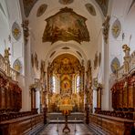 Mein  "Blick zum Chor" in der Klosterkirche Windberg