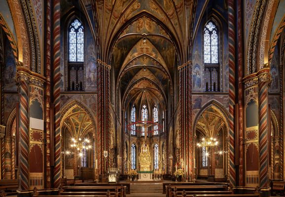 Mein "Blick zum Chor" in der Marienwallfahrtskirche Kevelaer