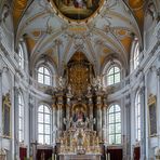 Mein "Blick zum Chor" in der Pfarrkirche Mariä Heimsuchung (Lechbruck am See)