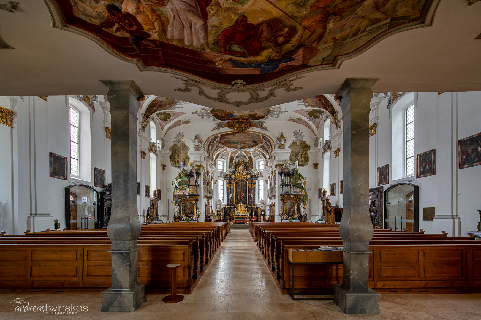 Mein "Blick zum Chor" in der Pfarrkirche St.Martin Meßkirch