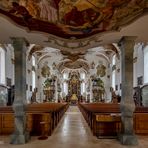 Mein "Blick zum Chor" in der Pfarrkirche St.Martin Meßkirch