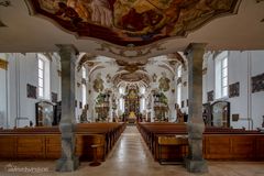 Mein "Blick zum Chor" in der Pfarrkirche St.Martin Meßkirch