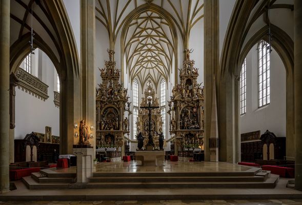 Mein "Blick zum Chor" in der Stadtpfarrkirche St.Ulrich und Afra Augsburg