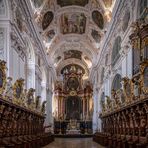  Mein "Blick zum Chor" in der Stiftsbasilika Waldsassen