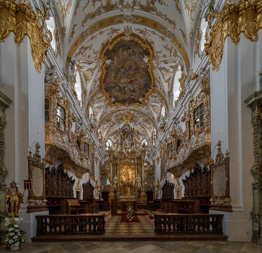 Mein "Blick zum Chor " in der Stiftskirche zur Alten Kapelle in Regensburg