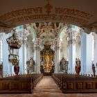 Mein "Blick zum Chor" in der Wallfahrtskirche Steinhausen