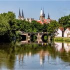 Mein Blick zum Dom und Schloss in Merseburg