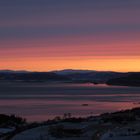 Mein Blick zum Flugplatz von Trondheim