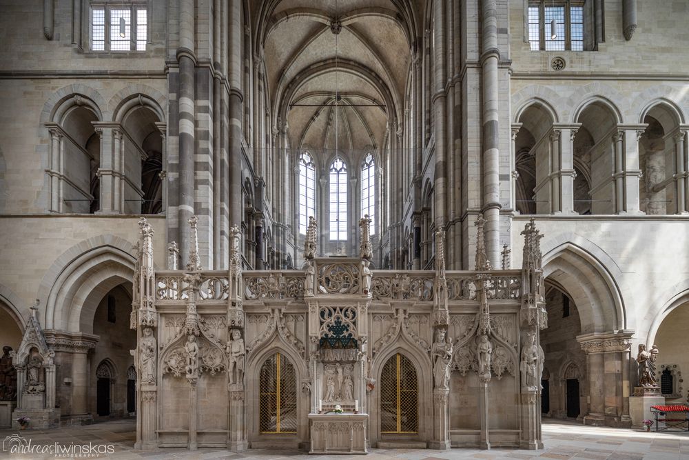 Mein" Blick zum Lettner " im Dom zu Magdeburg 