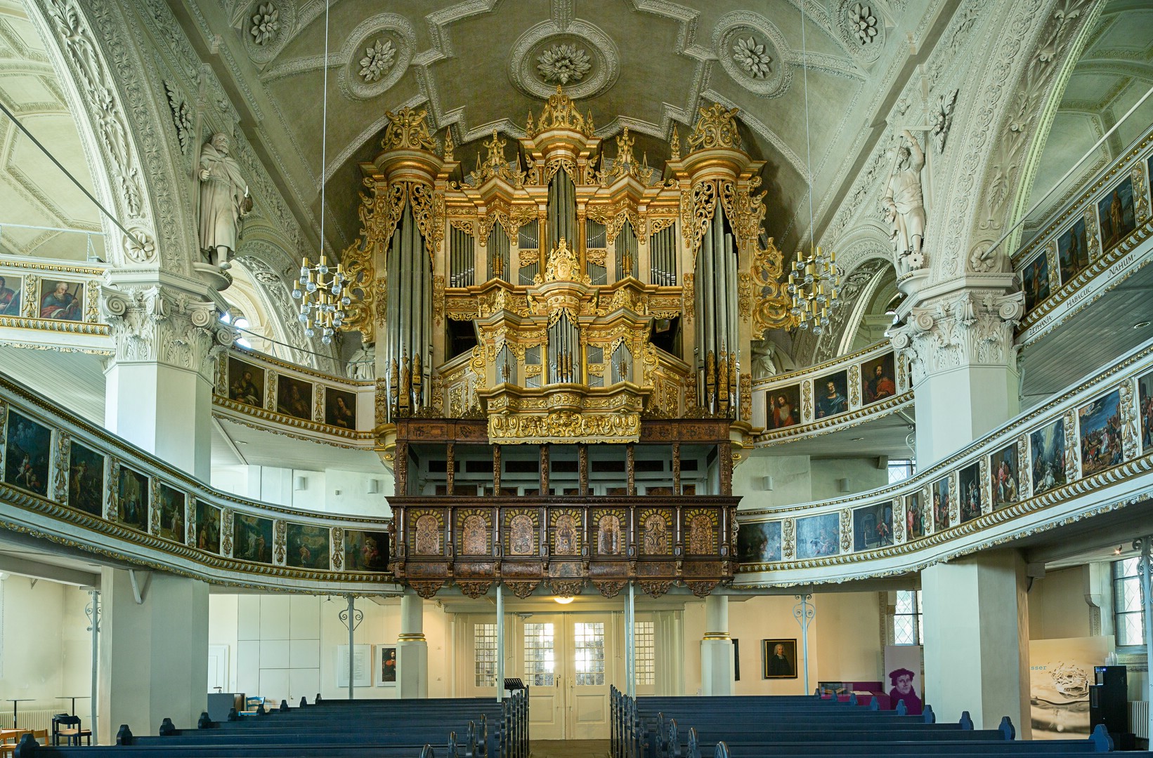 Mein "Blick zur Barockorgel " in der Stadtkirche Celle