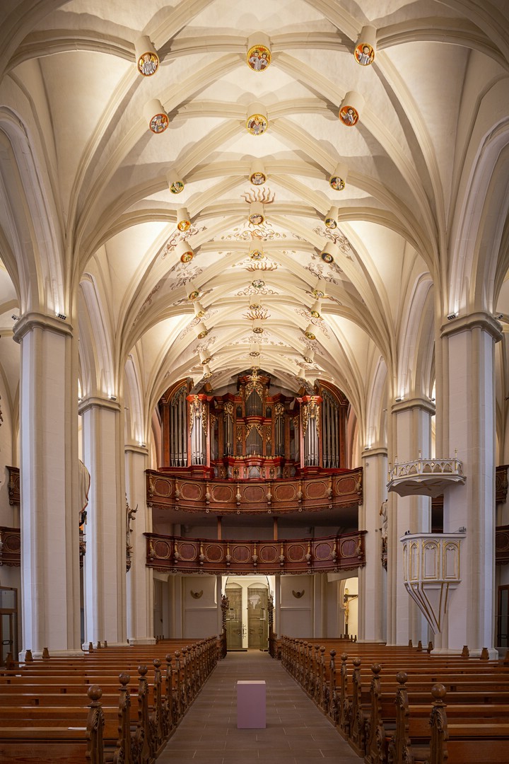 Mein Blick " zur Creutzburg-Orgel " in der Basilika St. Cyriakus (Duderstadt)