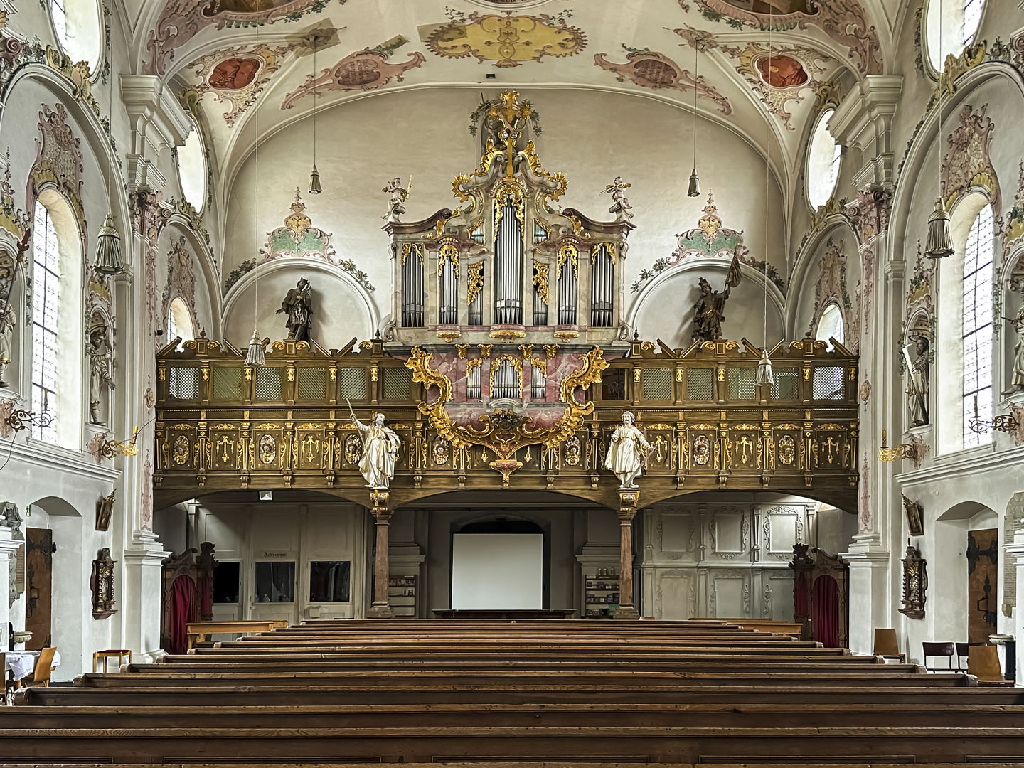 Mein Blick zur Orgel 