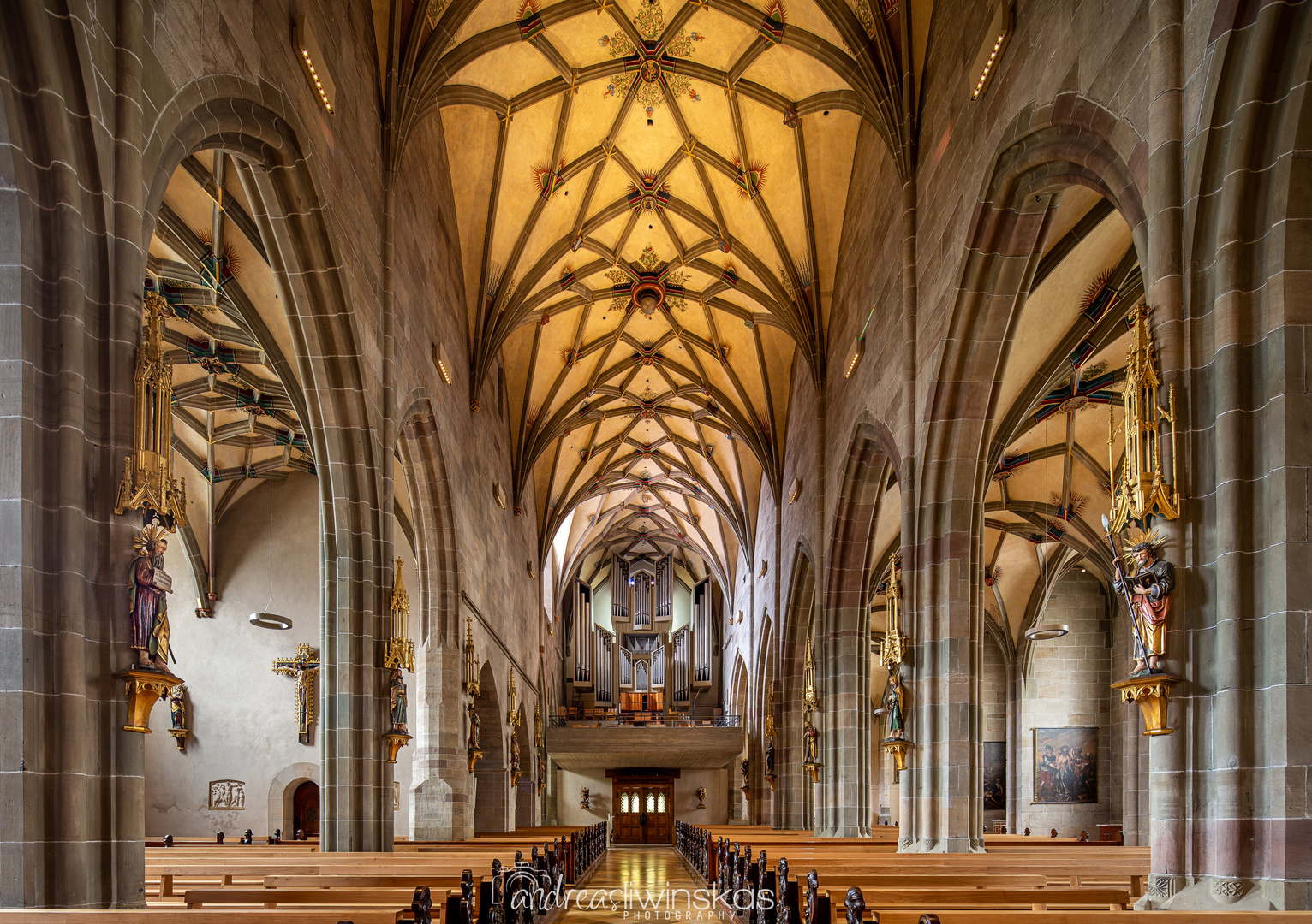  Mein "Blick zur Orgel" im Heilig kreuz Münster Rottweil