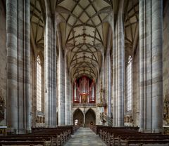  Mein "Blick zur Orgel" im Münster St. Georg (Dinkelsbühl)