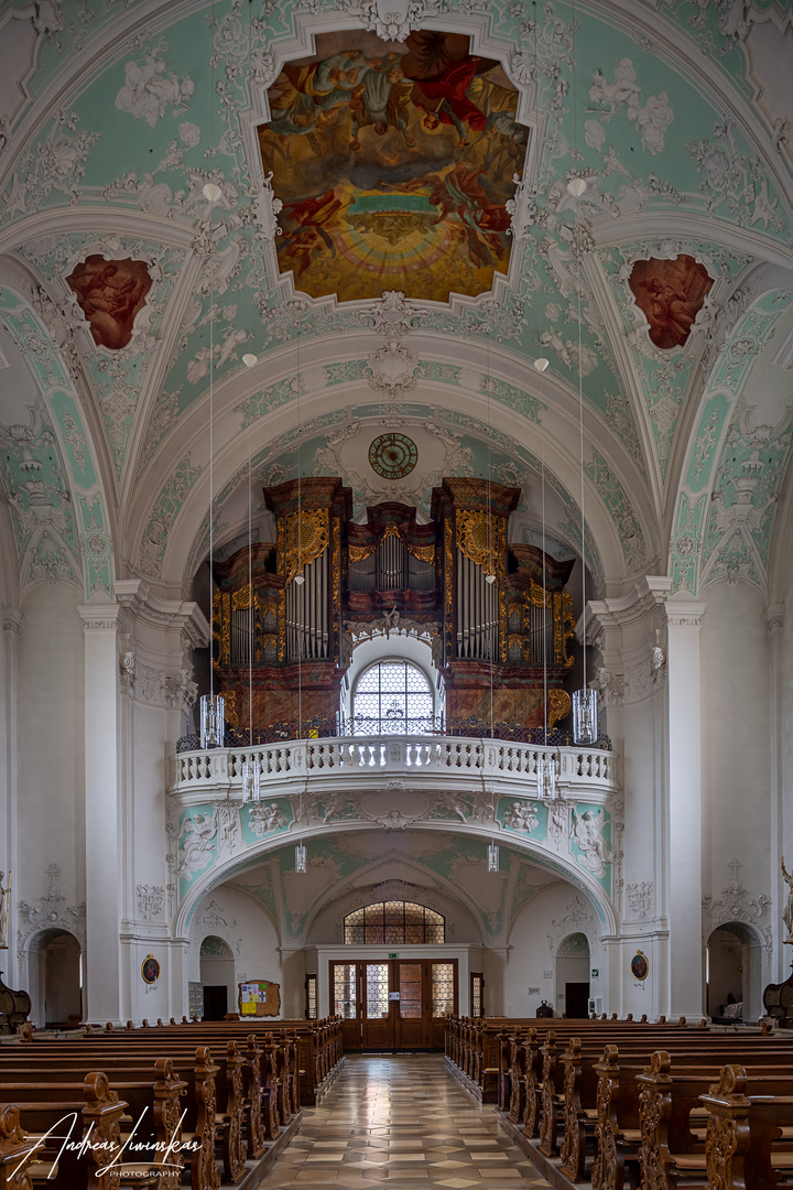  Mein Blick "zur Orgel in der Basilika Gößweinstein"
