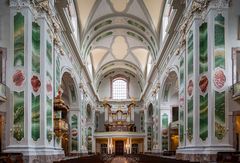  Mein "Blick zur Orgel " in der Jesuitenkirche Mannheim