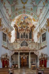 Mein "Blick zur Orgel" in der Klosterkirche  Frauenzell (Brennberg) 