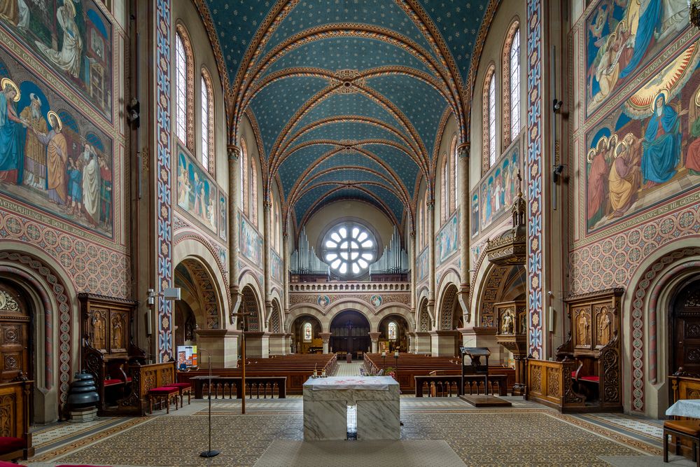  Mein "Blick zur Orgel" in der Klosterkirche Maria Hilf Cham