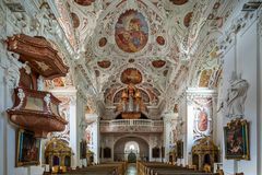  Mein "Blick zur Orgel" in der Klosterkirche Speinshart  Oberpfalz (Bayern)