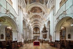 Mein "Blick zur Orgel" in der  Klosterkirche St.Mauritius Niederalteich