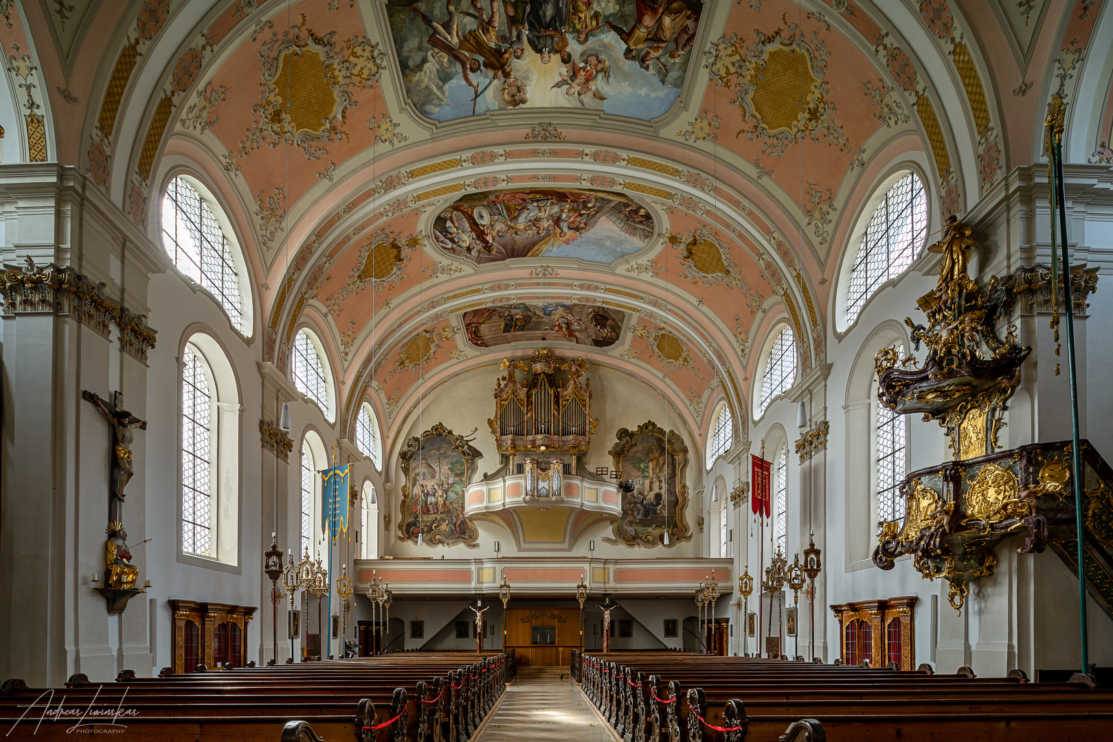  Mein "Blick zur Orgel" in der Pfarrkirche St. Martin (Garmisch-Partenkirchen)