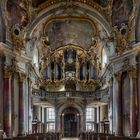 Mein "Blick zur Orgel" in der Wallfahrtskirche Käppele in Würzburg