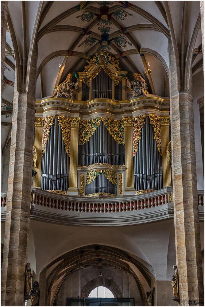 Mein Blick zur Silbermannorgel im Dom St. Marien