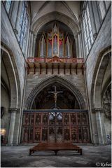 Mein Blick zur Westempore im Dom St. Mauritius und St. Katharina