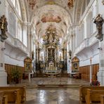 Mein Blick"zum Chor" in der Stadtpfarrkirche St. Martin (Marktoberdorf)