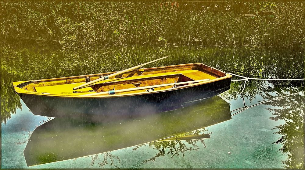 Mein Boot, mein Teich, mein...... Foto & Bild landschaft