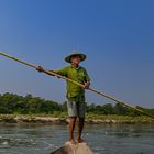 Mein Bootsführer im Chitwan Nat. Park