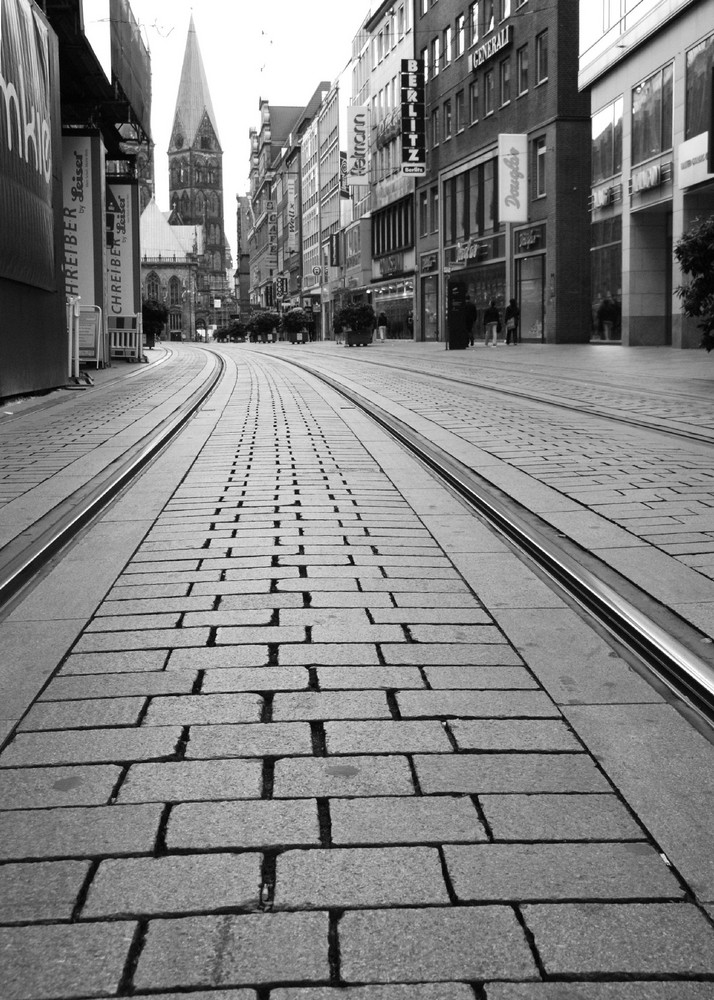 Mein Bremen 09 - Straßenbahnschienen in der City