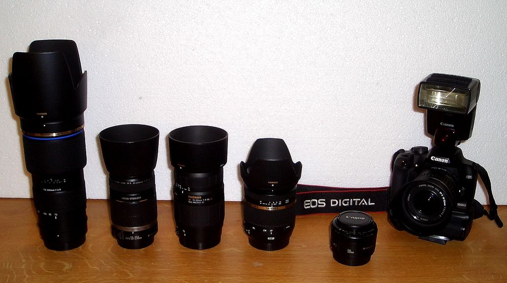 Mein derzeitiges Fotoequipment....