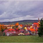 mein Dorf in der Morgensonne (mi pueblo en el sol matinal)