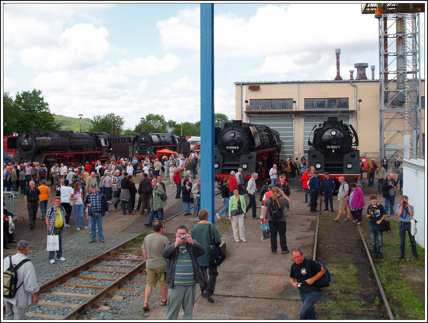 Mein Erlebnis- zurück in die DR Zeit im Jahr 2012 mit der 132 004 / Teil 11