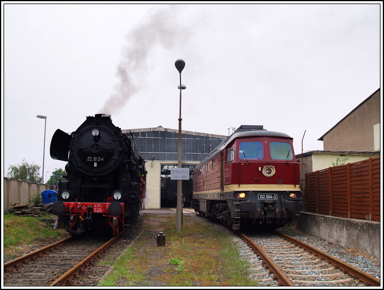 Mein Erlebnis- zurück in die DR Zeit im Jahr 2012 mit der 132 004 / Teil 2