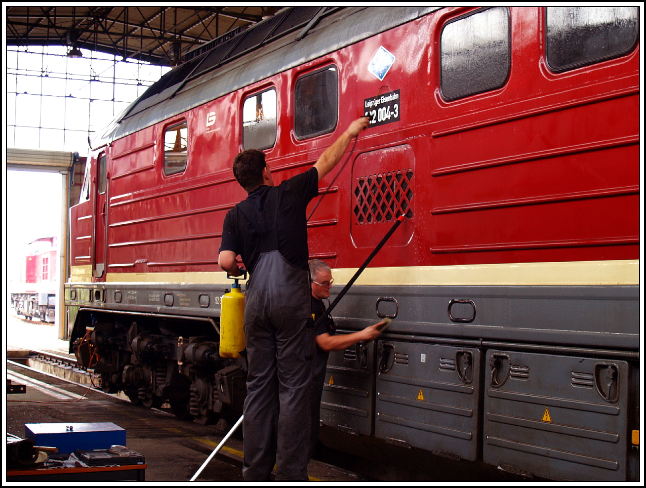 Mein Erlebnis- zurück in die DR Zeit im Jahr 2012 mit der 132 004 / Teil 4