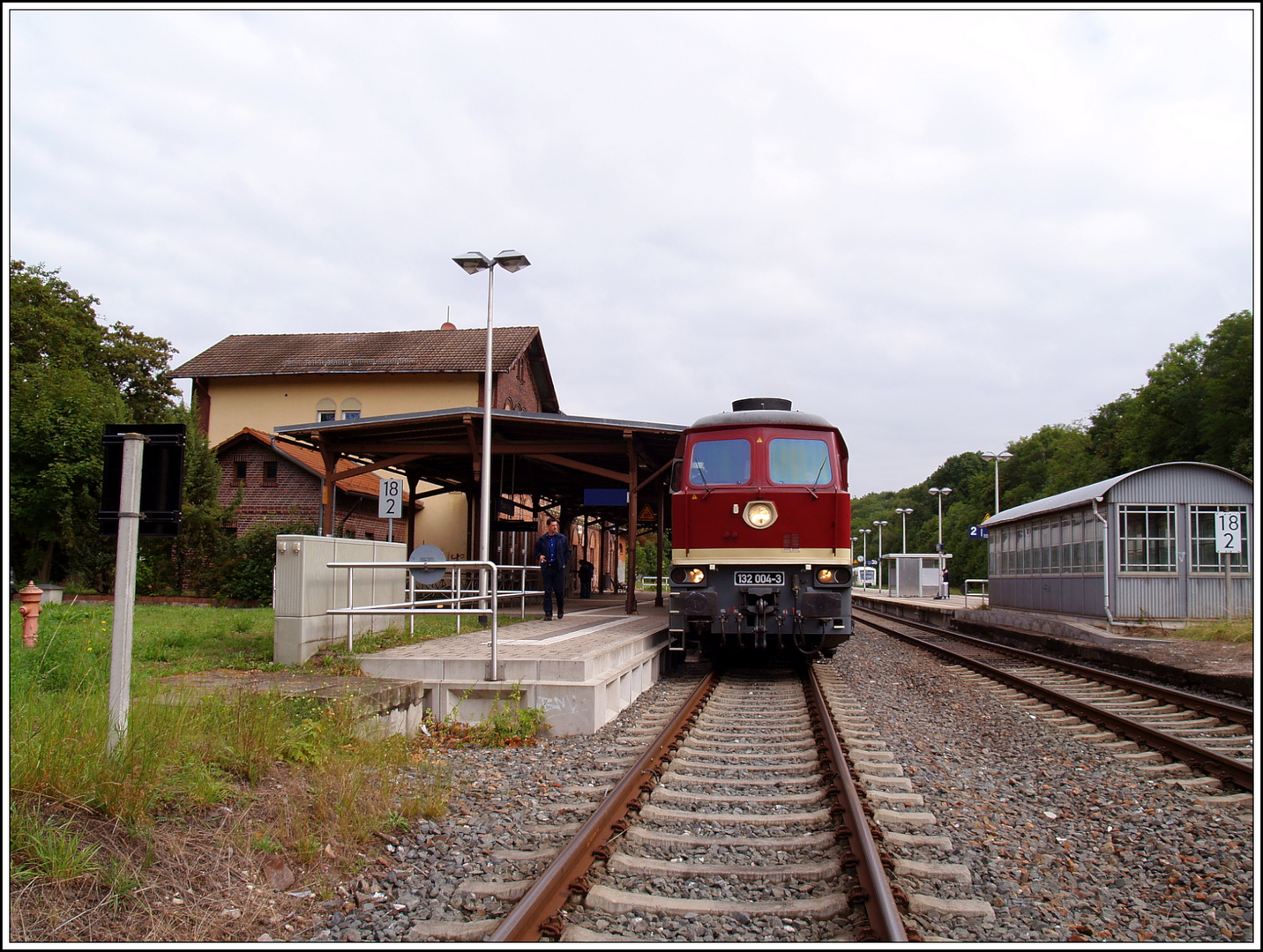 Mein Erlebnis- zurück in die DR Zeit im Jahr 2012 mit der 132 004 / Teil 8