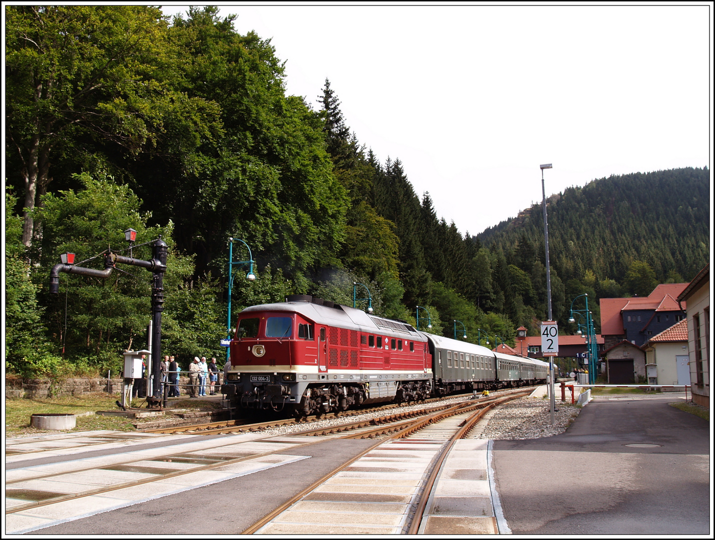 Mein Erlebnis- zurück in die DR Zeit im Jahr 2012 mit der 132 004 / Teil 9