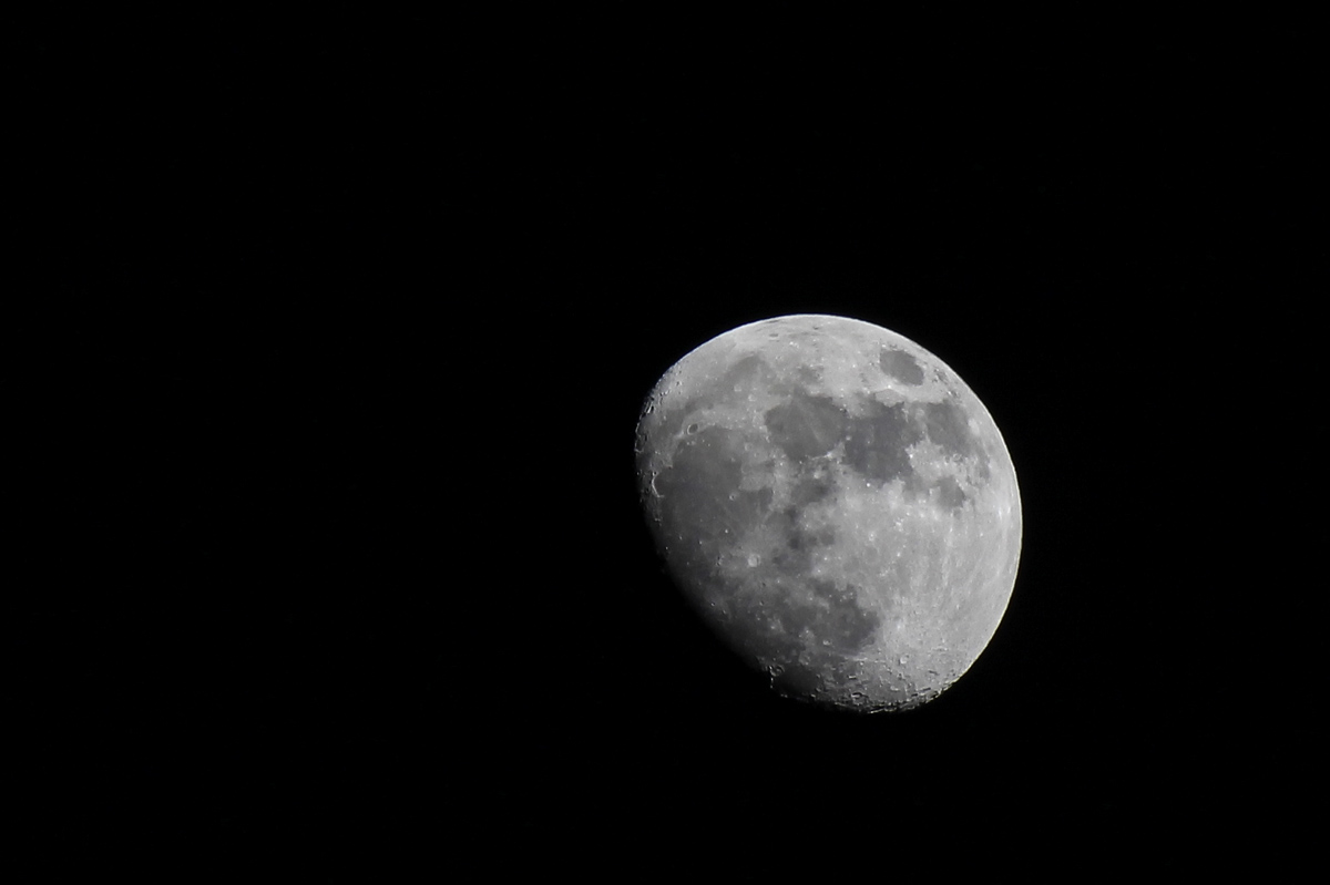 Mein Erster DSLR Mond