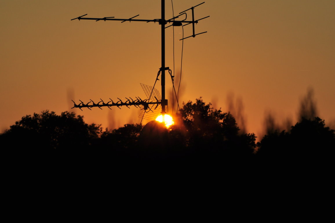 Mein erster fotografierter Sonnenuntergang!