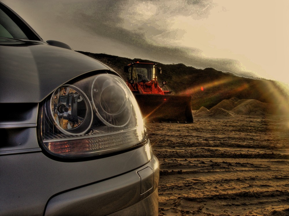 Mein erster HDR Versuch / Golf in der Sandgrube